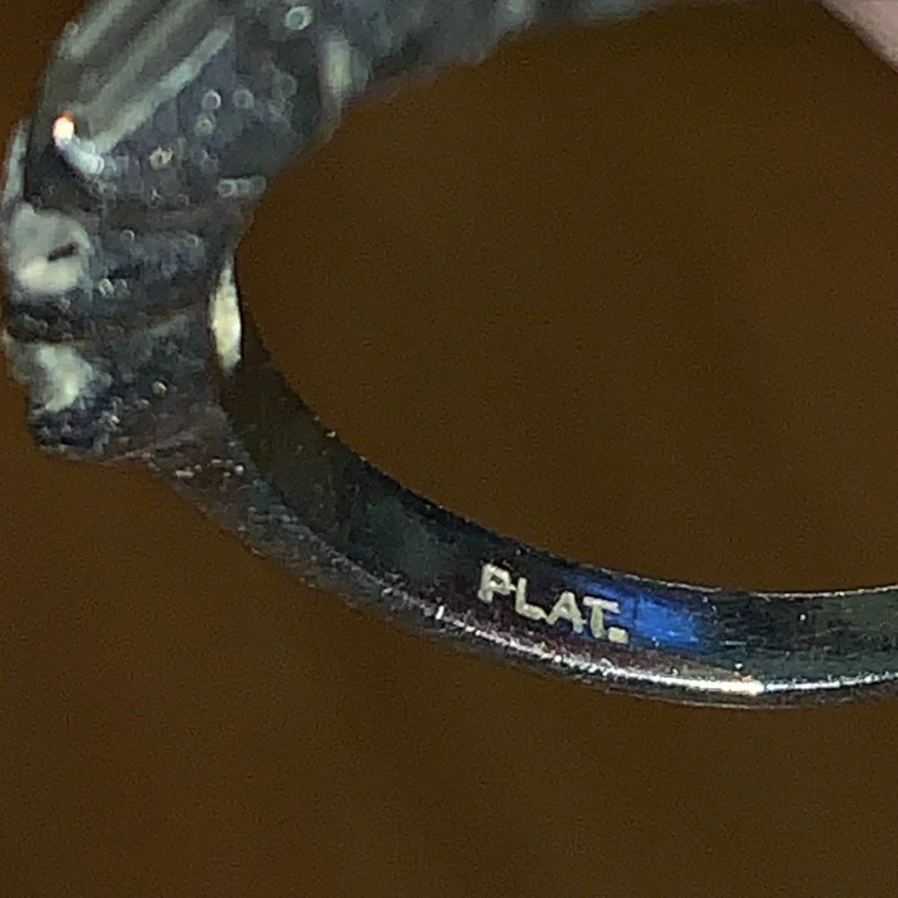 Platinum Ring with Diamonds